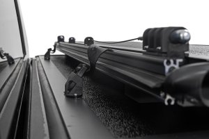 Toyota Tacoma Hard Low Profile Bed Cover - Rough Country - Tri-Fold - '16-'23